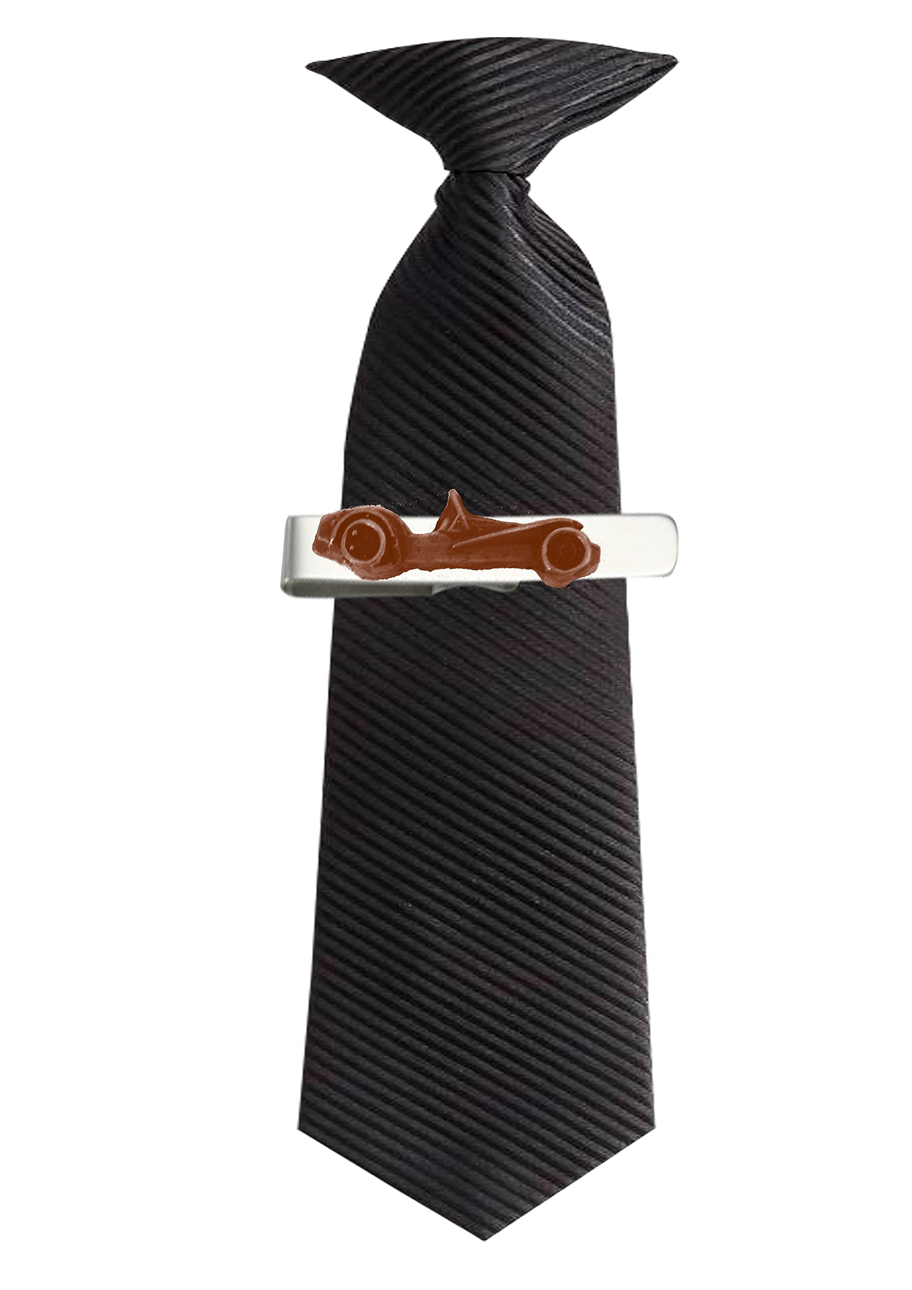 classic British car 7 S3 CW Special ref117 COPPER EFFECT Emblem on a Tie Clip 4cm long