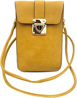 Toniker PU Leather Multi Pocket Casual Crossbody Bag Cell Phone Purse Wallet for Women