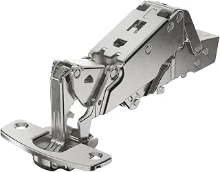 Sensys Weitwinkelscharnier, mit Null-Einsprung, mit integrierter Dämpfung (Sensys 8657i), vernickelt, vorliegend, Öffnungswinkel 165°, TH-Bohrbild 52 x 5,5 mm, zum Anschrauben (-)_Artikel _ 9099540
