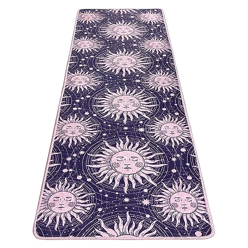 Tapis de yoga soleil antidérapant et écologique en caoutchouc naturel