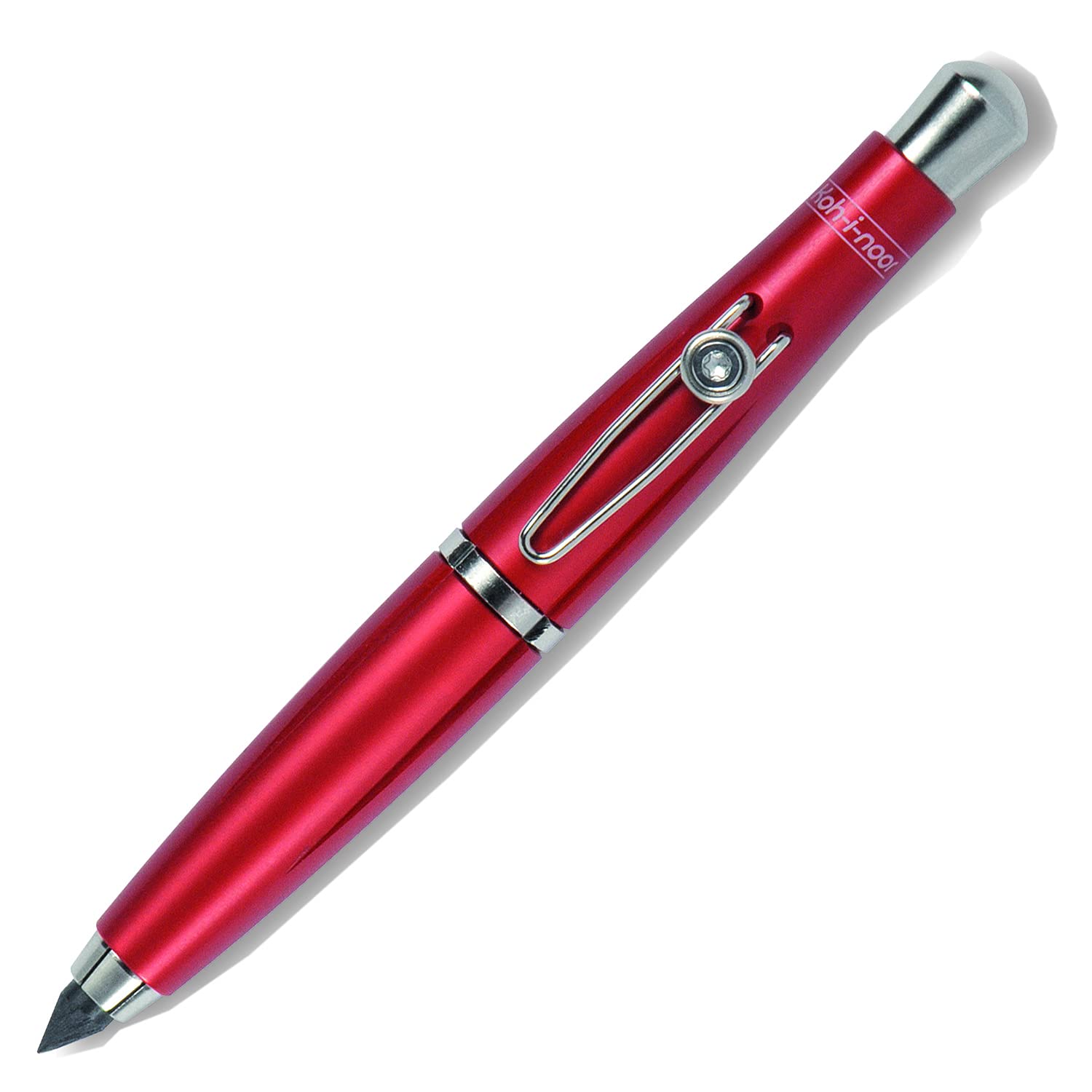 KOH-I-NOOR portaminas 5320 con sacapuntas (metal rojo