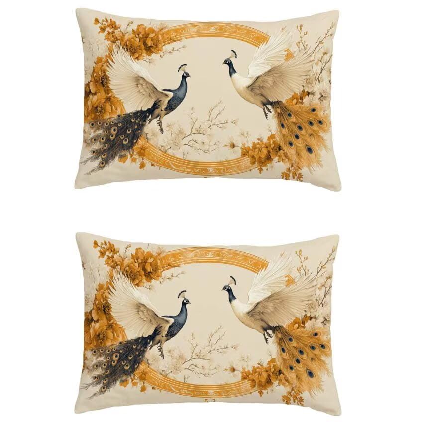 Housse de coussin orange 60x80cm anti-tache et imperméable pour protéger efficacement votre canapé