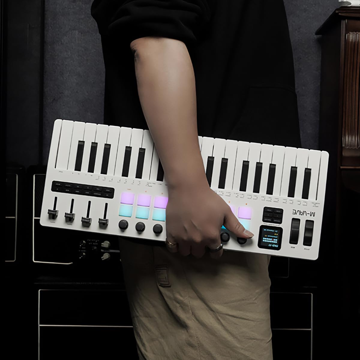 M-Vave SMK-37 Pro - MIDI-Keyboard mit integriertem FM-Synthesizer