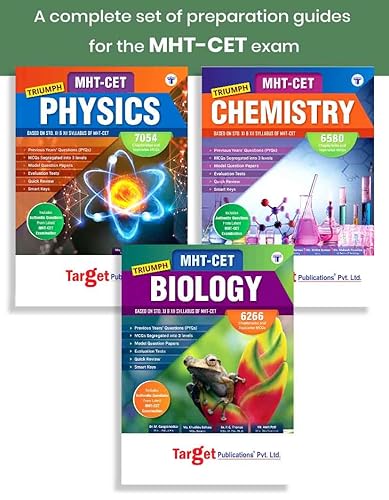 MHT-CET Triumph Physics, Chemistry and Biology (PCB) MCQ Books Combo for Pharmacy Entrance Exam for 2024-25 | Based on relevant chapters of 11th and 12th Syllabus of Maharashtra State Board | 3 Books
