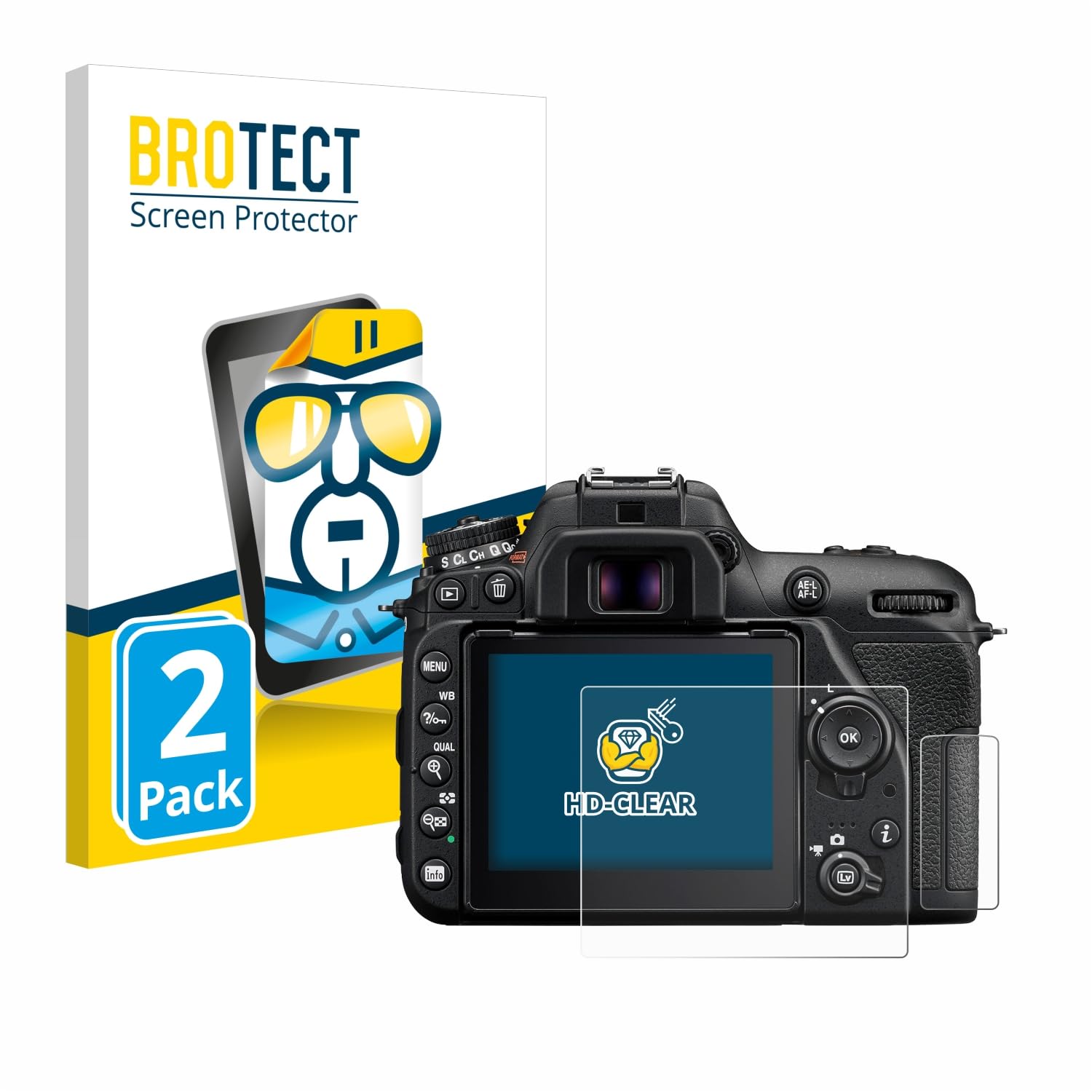 BROTECT Displayschutzfolie (2 Stück) Für Olympus OM-D E-M5 - Made In Germany, Ultraklar & Kratzfest