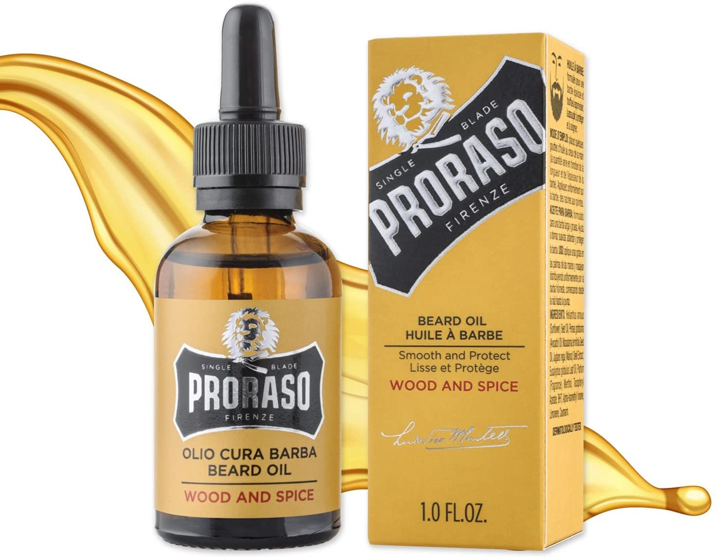 Set Trattamento Barba per Pelli Sensibili : Detergente 200 ml - Balsamo 100 ml - Olio 30 ml - Pochette Melissa (colori assortiti)
