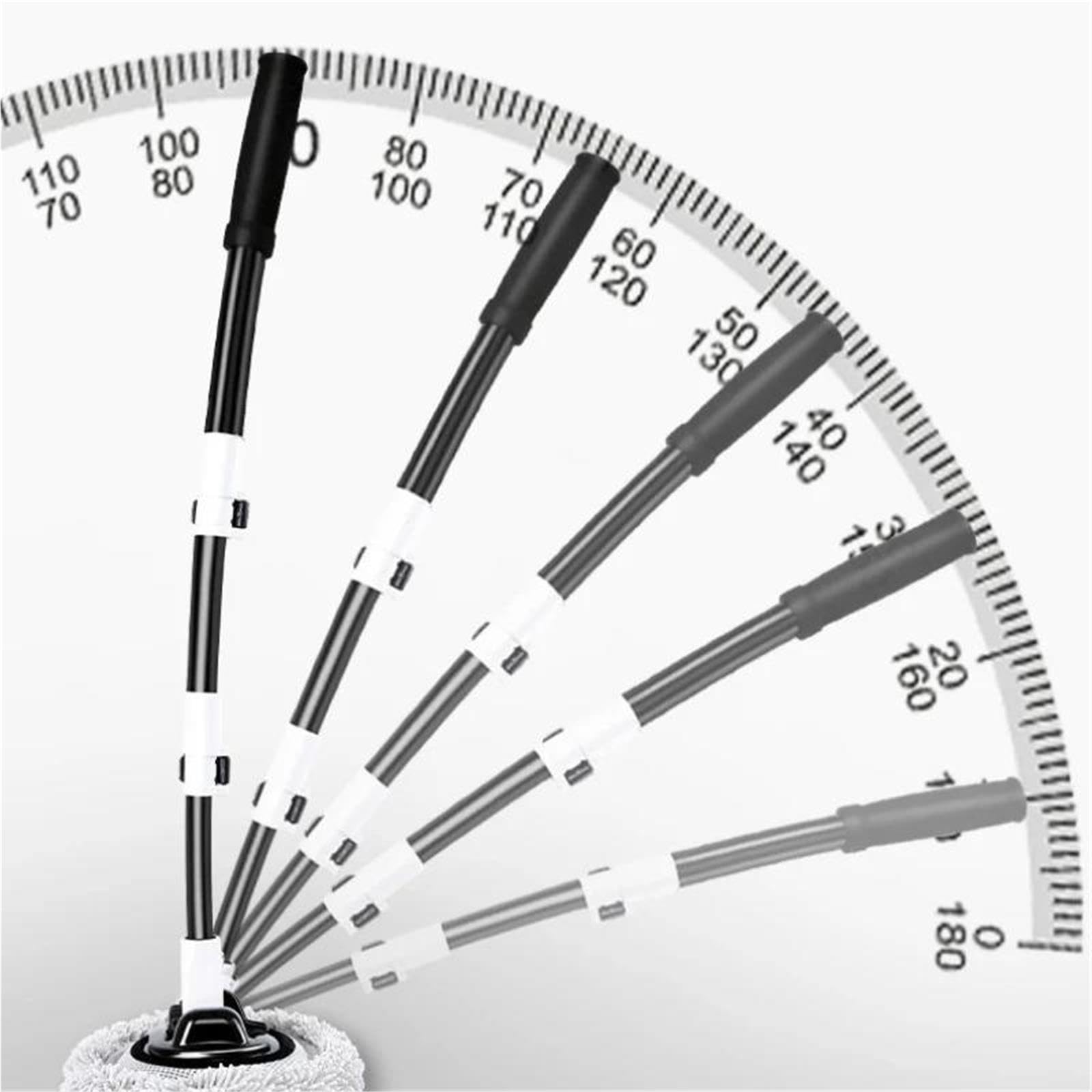 Spazzola for autolavaggio in ciniglia con Manico Lungo telescopico