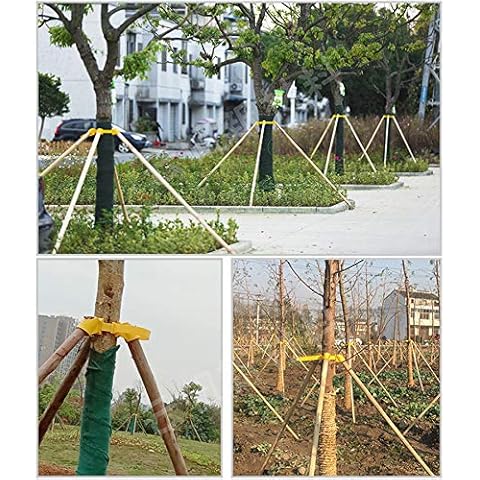 Tree Stake Kit Adjustable Plastic Support Staking for Young Tree Protection (TreeΦ=3in一6in) Cover