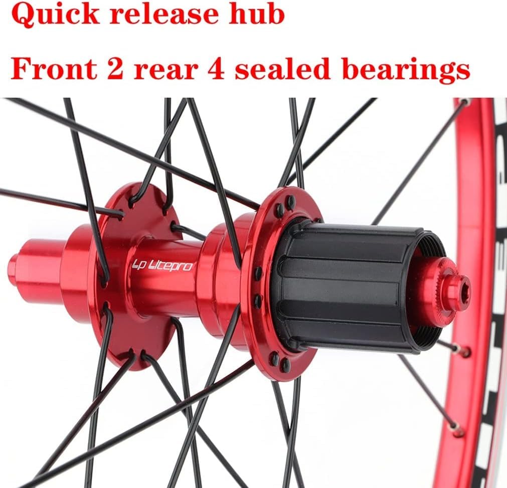 20インチ　451 ホイールセット　ディスクブレーキハブ Amazon | 自転車ホイールセット 20 インチ 406/451 ハブ 16/20H