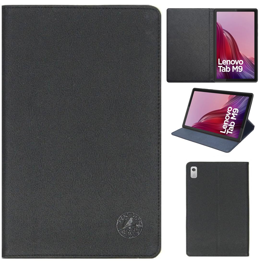Zaoma PU Leather Flip Stand Case Cover with TPU Back Case Compatible for Lenovo Tab M9 22.86 cm 9 inch Tablet Model No. : TB310FU / TB310XU Tablet (LM9_LLBLK) (B0C783FP3J) Amazon Price History, Amazon Price Tracker
