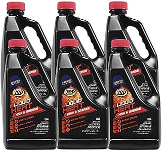 Zep Liquid Heat Hair and Grease Clog Dissolver Gel - 64 Ounce (Case of 6) ZULHG64 - Professional Strength Formula