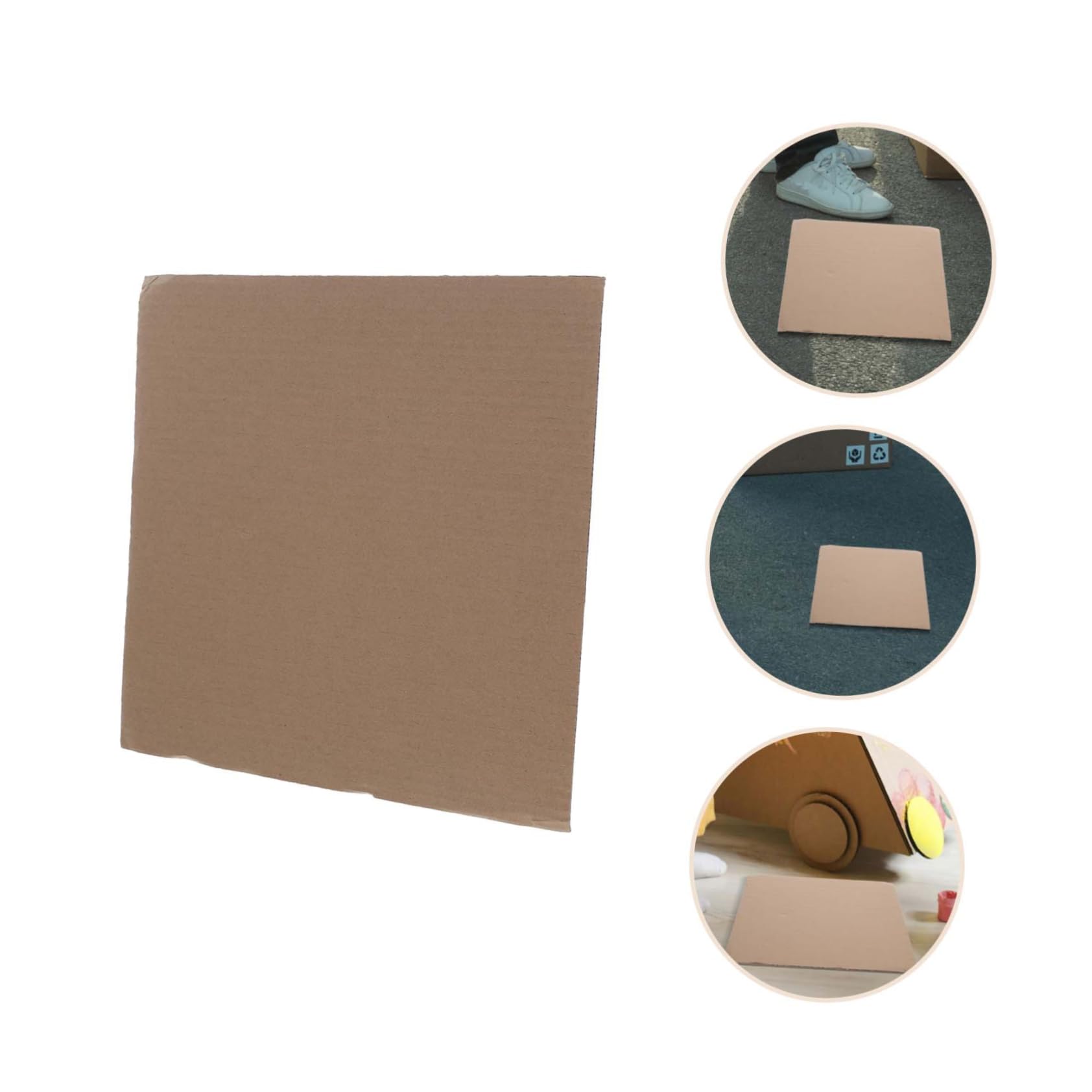 Gatuida 50 Feuilles de Séparateur en Papier Kraft Ondulé Brun pour Emballage Carton, Utilisation Polyvalente et Installation Facile, pour Artisanat et Encadrement