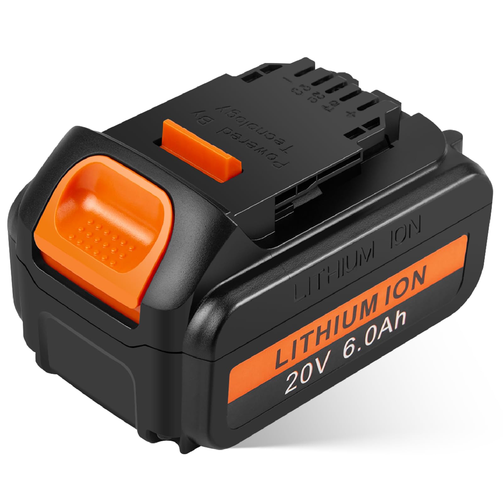20V Battery Replacement for Dewalt: 20 Volt 6Ah Compatible with Dewalt 20V MAX XR Lithium ion DCB206 DCB205 DCB203 DCB207 Tools Battery Pack 6.0Ah
