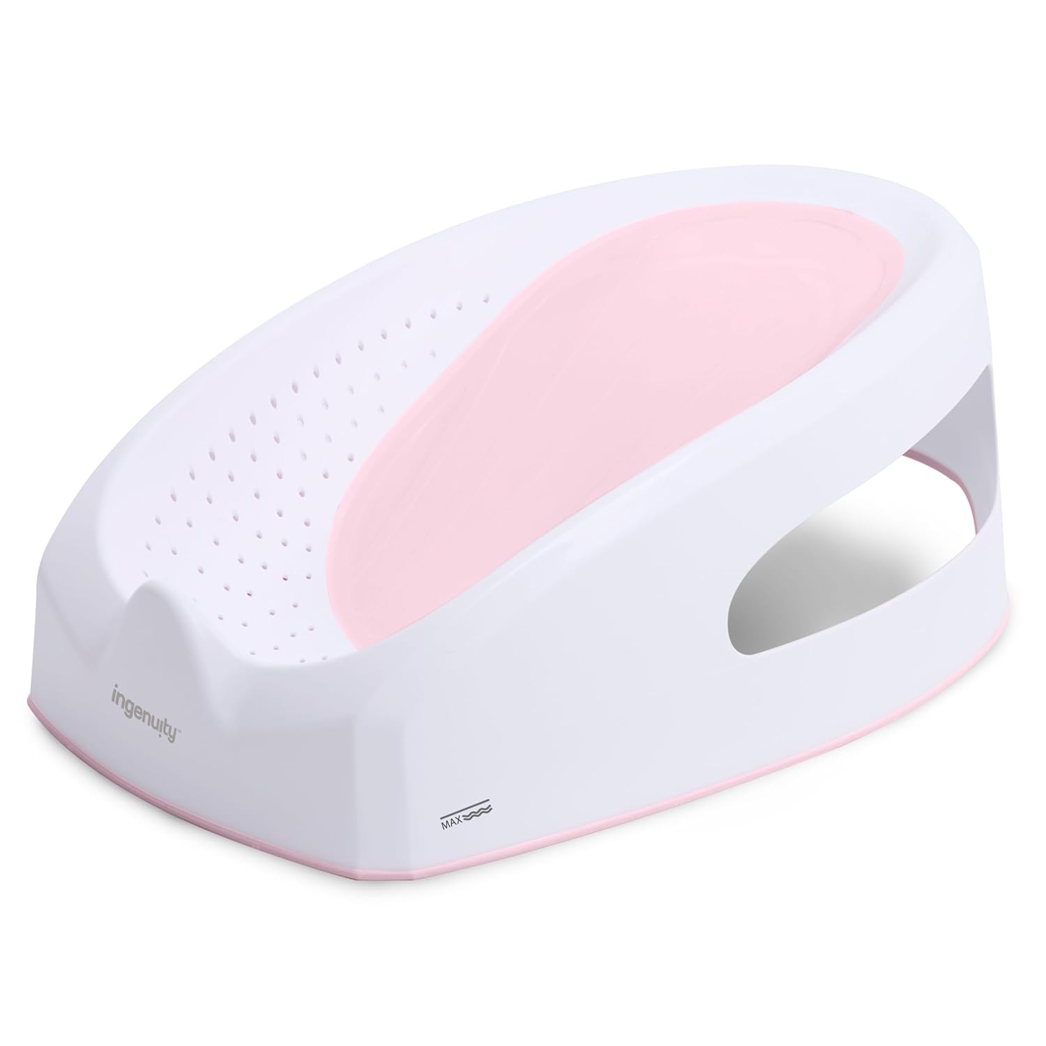 ity by Ingenuity Easy Rinse Bather Baby Bath Seat, Non-Slip Soft Support, 0-6 Months, Up to 20 lbs (Pack of 2)