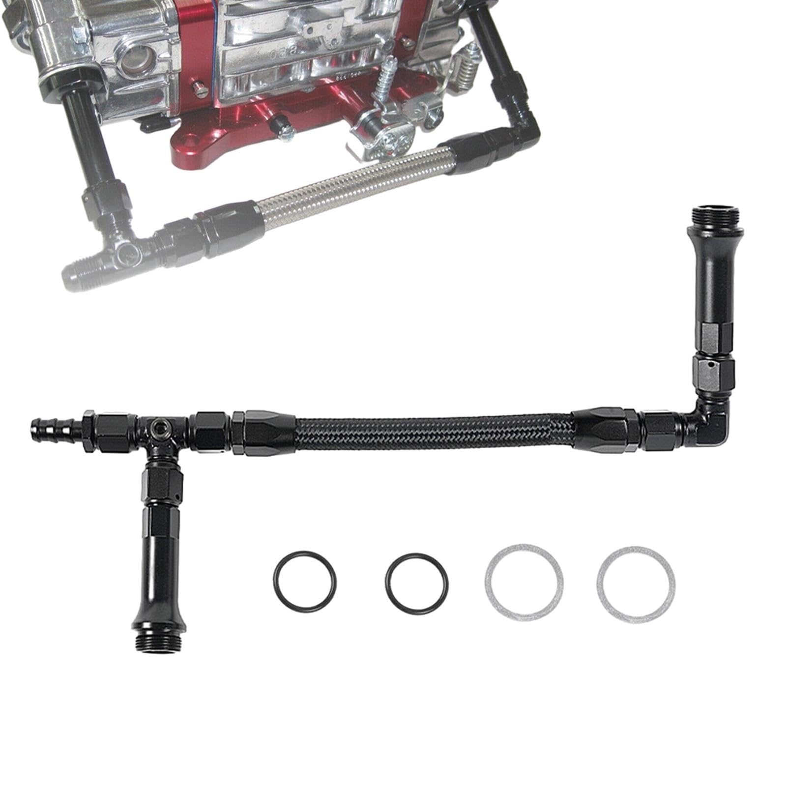 Conduites d'huile de voiture double alimentation pour carburateur automobile