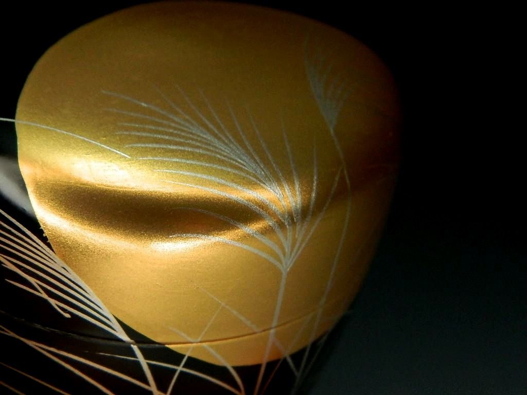 Amazon｜茶道具 内銀地 中棗 武蔵野蒔絵｜茶入・茶壺 オンライン通販