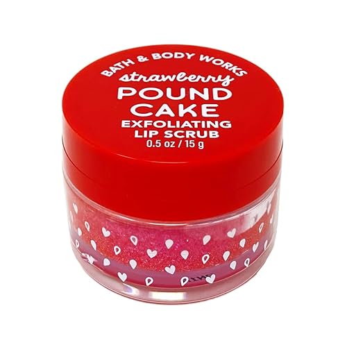 Bath & Body Works Strawberry Pound Cake Exfoliating Lip Scrub - 0.5 oz