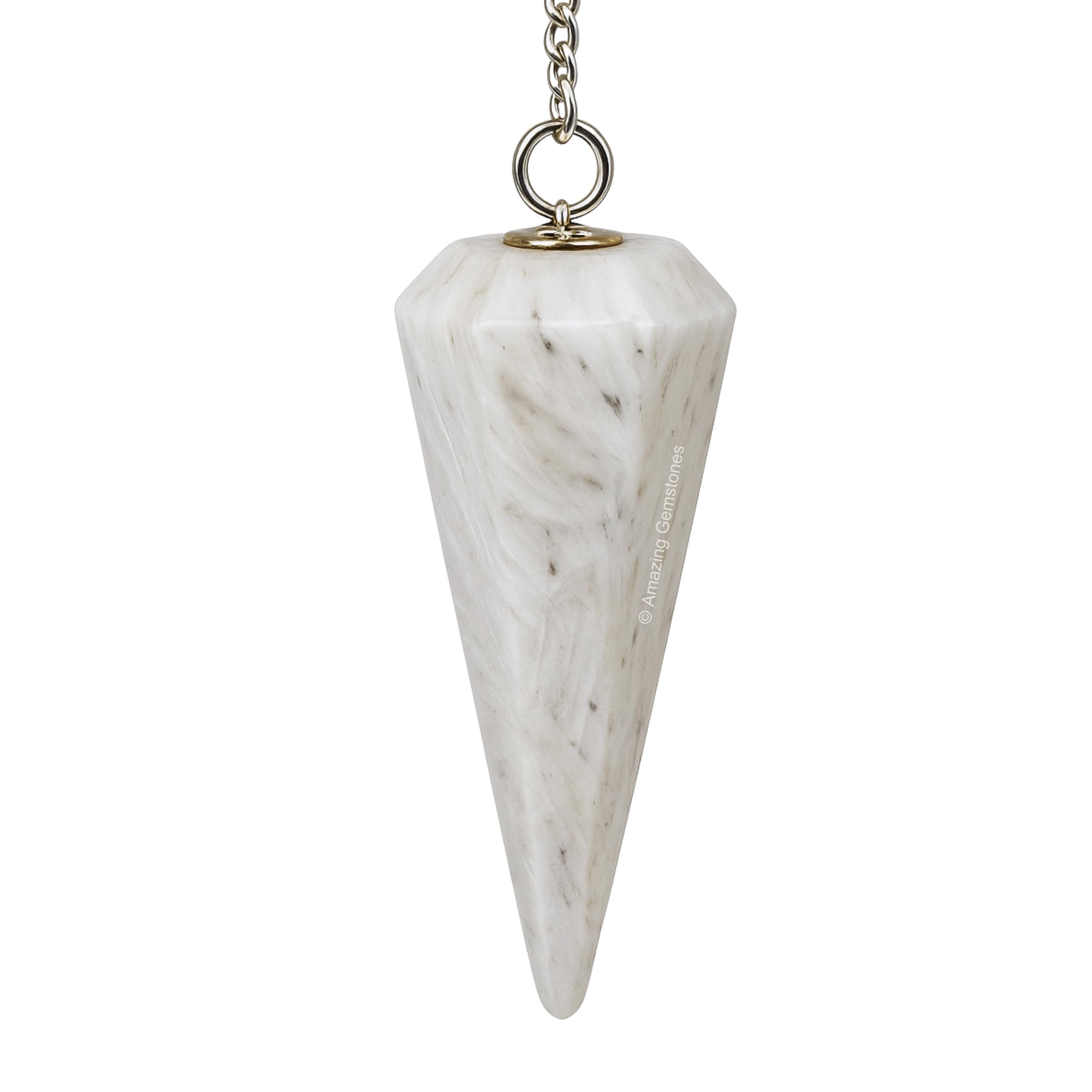 Amazing Gemstone Kristallpendel zur Wahrsagerei - Zertifizierte Wünschelrutenkristalle für den Chakra-Ausgleich und die Meditation