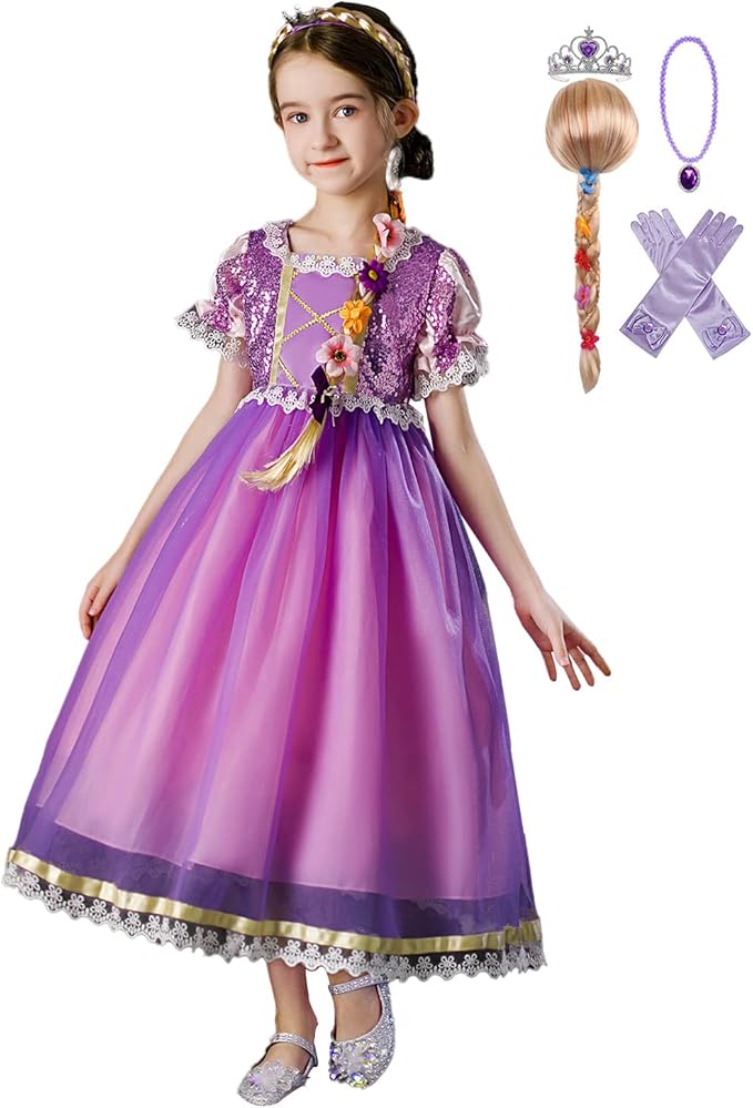 上品 子供用ラプンツェルドレス 150 エルサドレス フォーマル ドレス