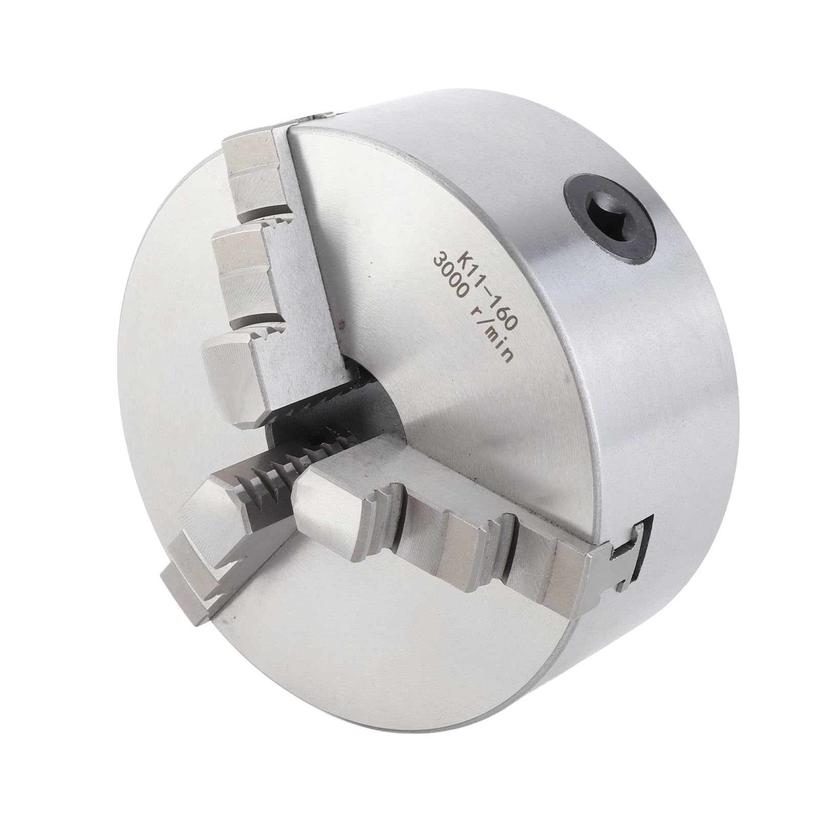 Akozon K11-125 Mandrino Autocentrante a 3 Ganasce con Chiave, per Tornio