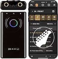 Vista 14 de MOOER Amplificador de auriculares con procesador multiefectos M1, pedales de guitarra bajo con 128 modelos de efectos de guitarra, 21 modelos