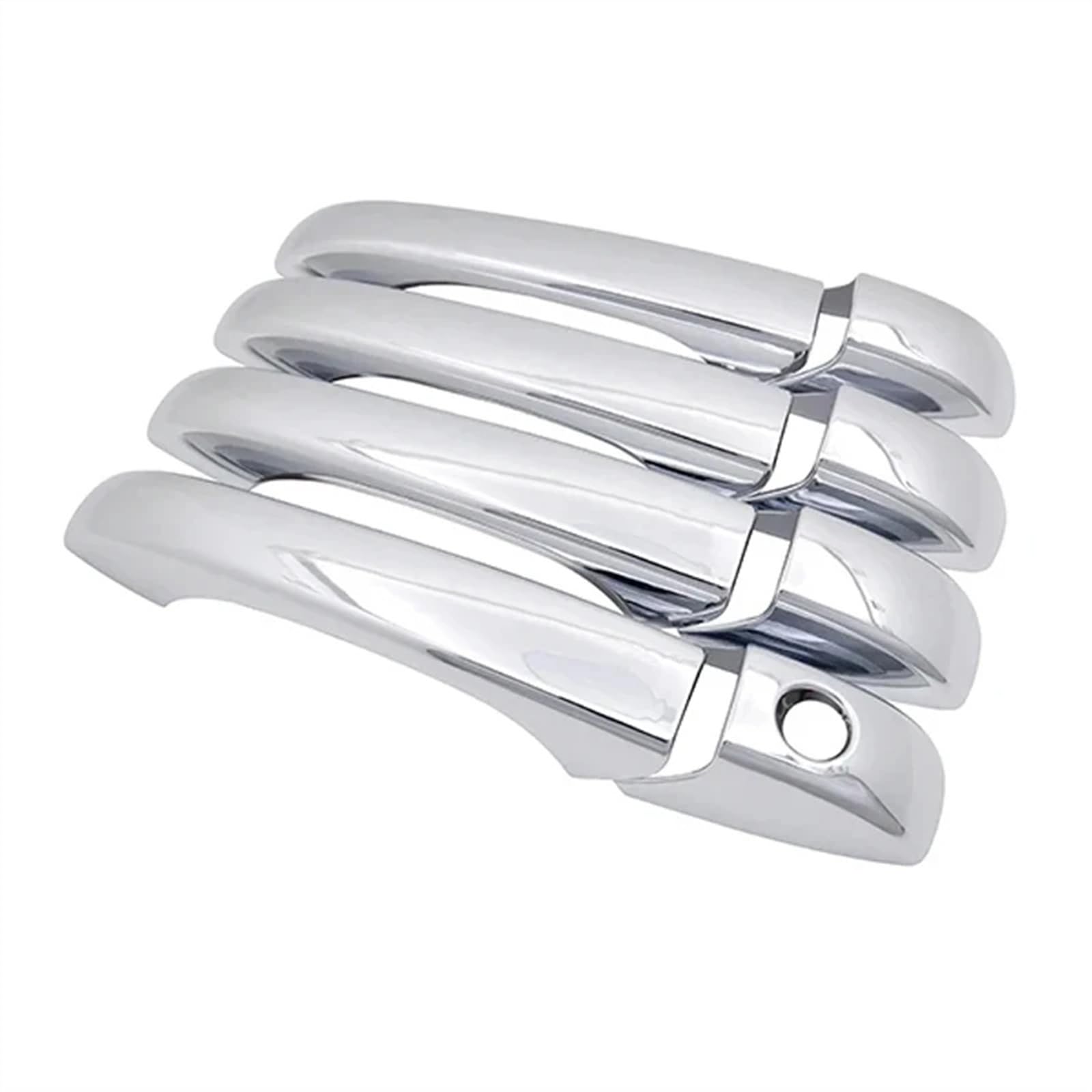 Lzbzhb 4Handle 1 Keyhole Car Exterior Outsidedoor Handle Car Exterior Door Handle Decoration For Chrysler For 300C For 300 2005 2006 2007 2008 2009 2010(4Handle 1 Keyhole)