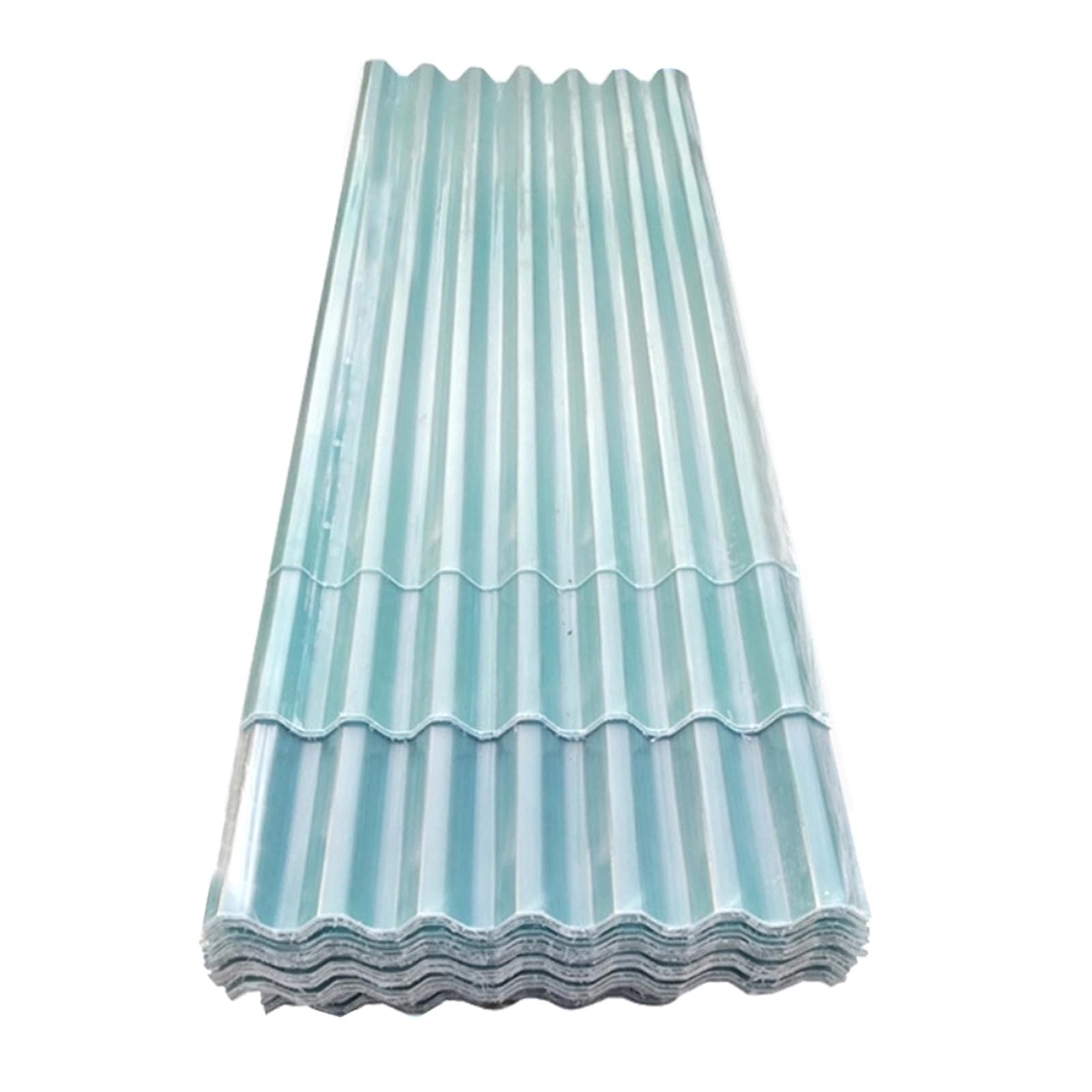 Lot de 11 feuilles de toiture ondulées C de 2 mm d'épaisseur – Panneaux en fibres résistantes aux UV pour abris auto, revêtement imperméable (88,9 x 124,5 cm) – Résistant aux intempéries, protection