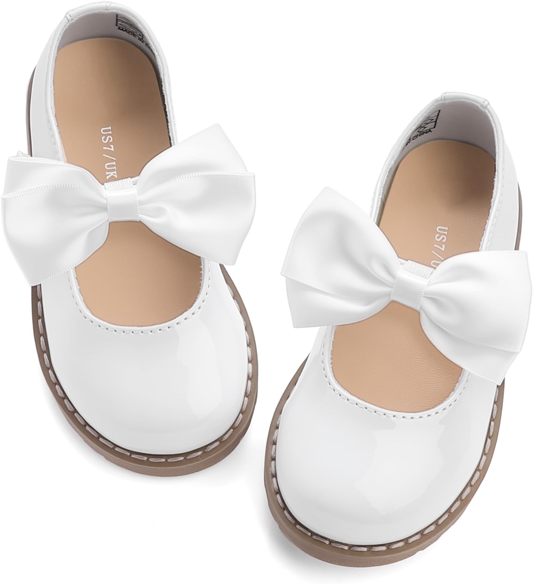 Toddler Girl Dress Shoes Little/Big Girl Mary Jane Shoes Wedding Party Girls Princess Flat Shoe