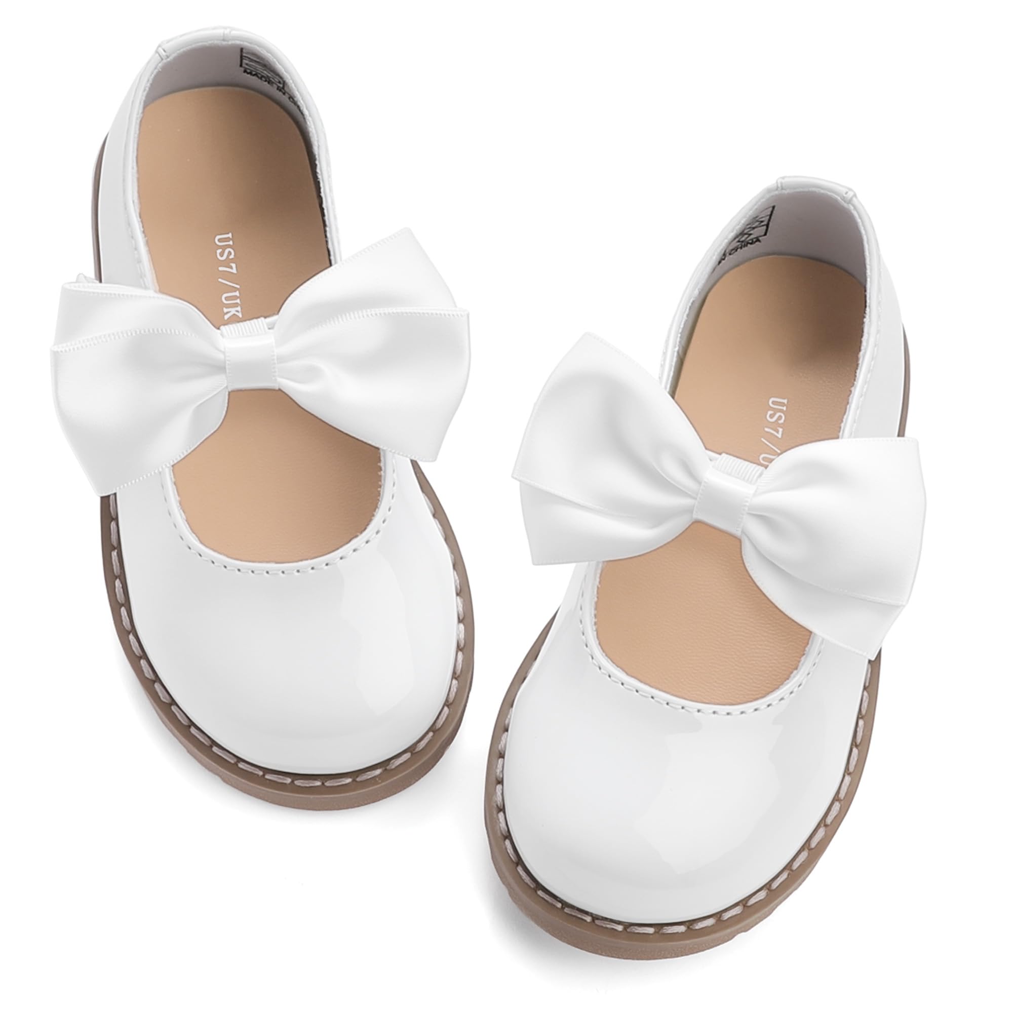 Toddler Girl Dress Shoes Little/Big Girl Mary Jane Shoes Wedding Party Girls Princess Flat Shoe