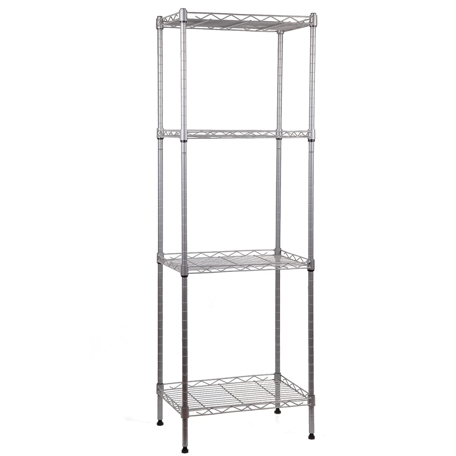 Buy SUNLPH 4Tier Wire Shelving Adjustable Shelves Unit Metal Storage