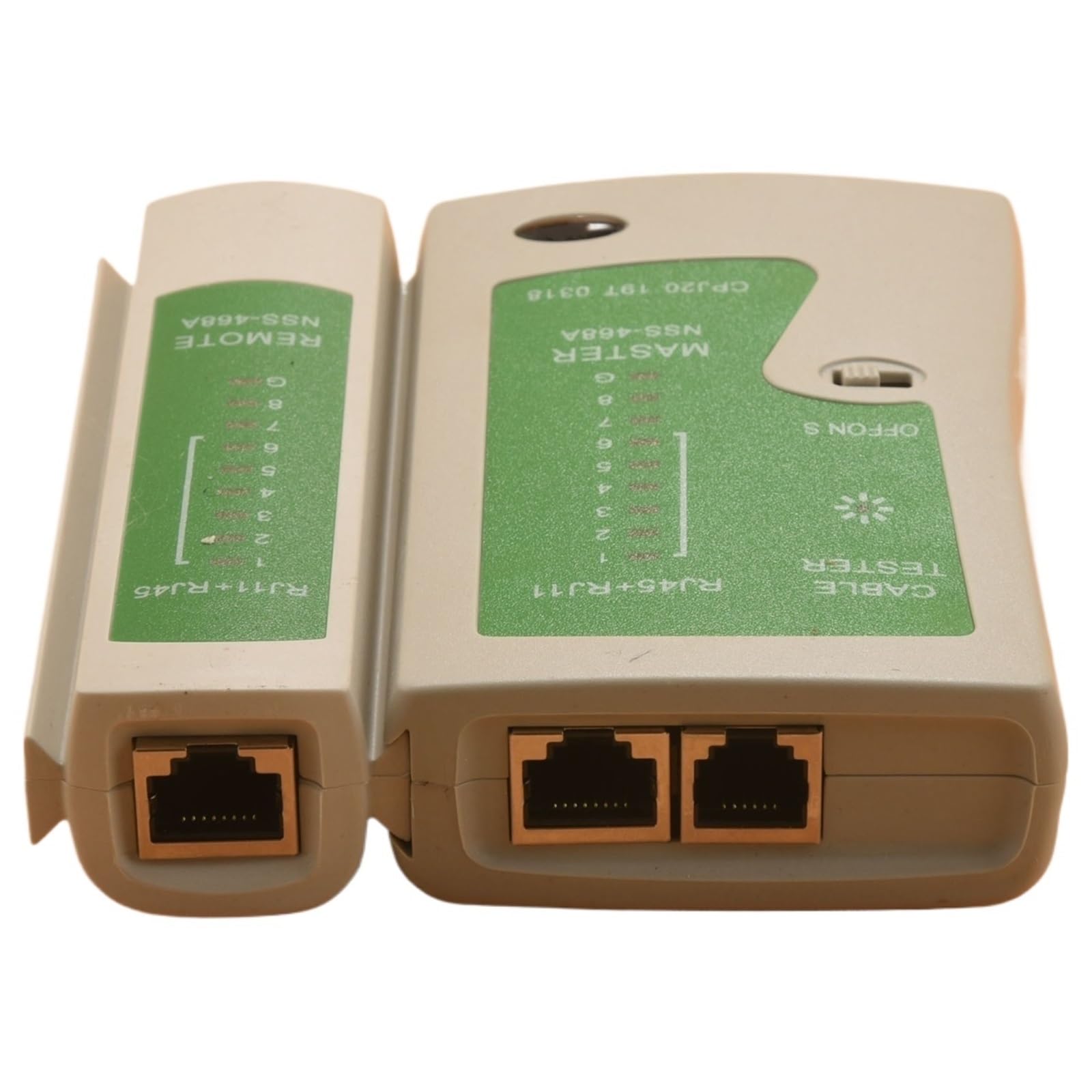 Tester for cavi di rete Kit di strumenti di crimpatura RJ45 CAT5 CAT5E CAT6 Kit di strumenti di crimpatura, connettore RJ45 CAT6 da 50 pezzi | Network Cable Tester RJ45 Crimp Tool Kit CAT5 CAT5E CAT6 Crimping Tool Kit, 50PCS RJ45 CAT6 Connecto