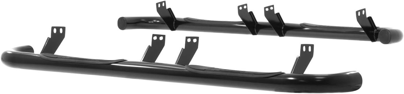 ARIES 204075 3-Inch Round Black Steel Nerf Bars, No-Drill, Fits Select Hummer H2