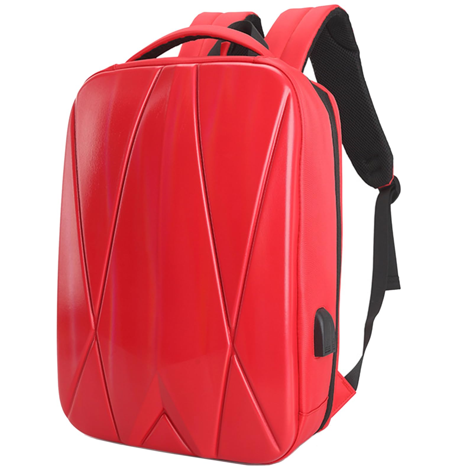 O-TBOST Gaming Backpack for Men 16 Inch Laptop Backpack Anti-theft Hard Shell Backpack with USB Port (Red)
