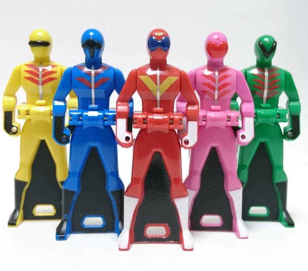 【新古⭐︎美品】秘密戦隊ゴレンジャーフィギュア　5体セット Yahoo!オークション -「フィギュア5体セット」(秘密戦隊