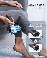 Vista 7 de RENPHO Active Massage Gun Deep Tissue Muscle, Powerful Percussion Massage Gun, Portable Back Massager Gun for Athletes for Pain Relief, Handheld