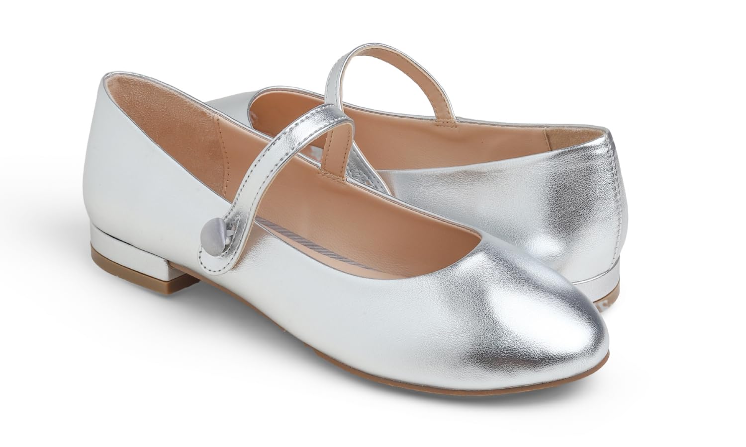 Feversole Women's Mary Jane Fashion，Scarpe Basse Classiche da Donna Décolleté Eleganti Mary Jane con Fibbia Morbida Scarpe da Ballo per Balletto per Donna
