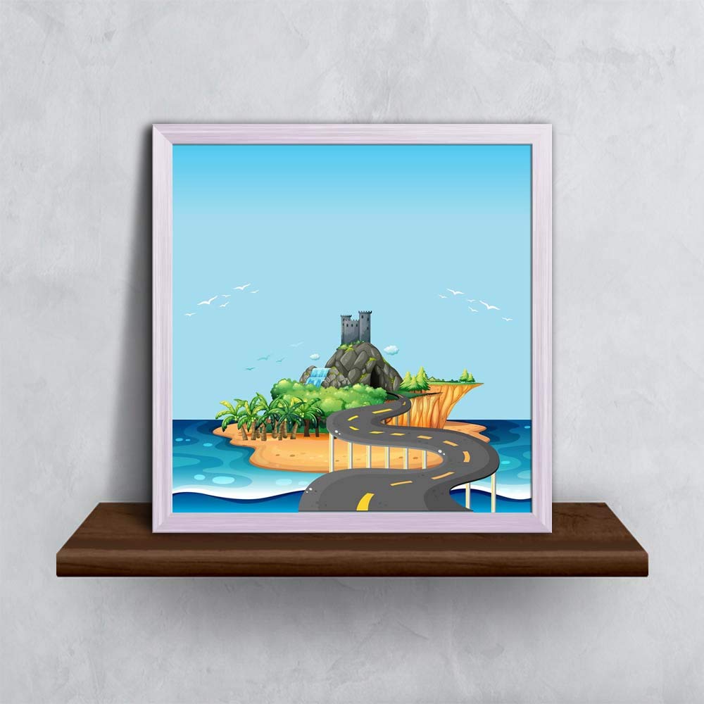 ArtzFolio Road Trip To The Cave On The Island Tabletop Painting