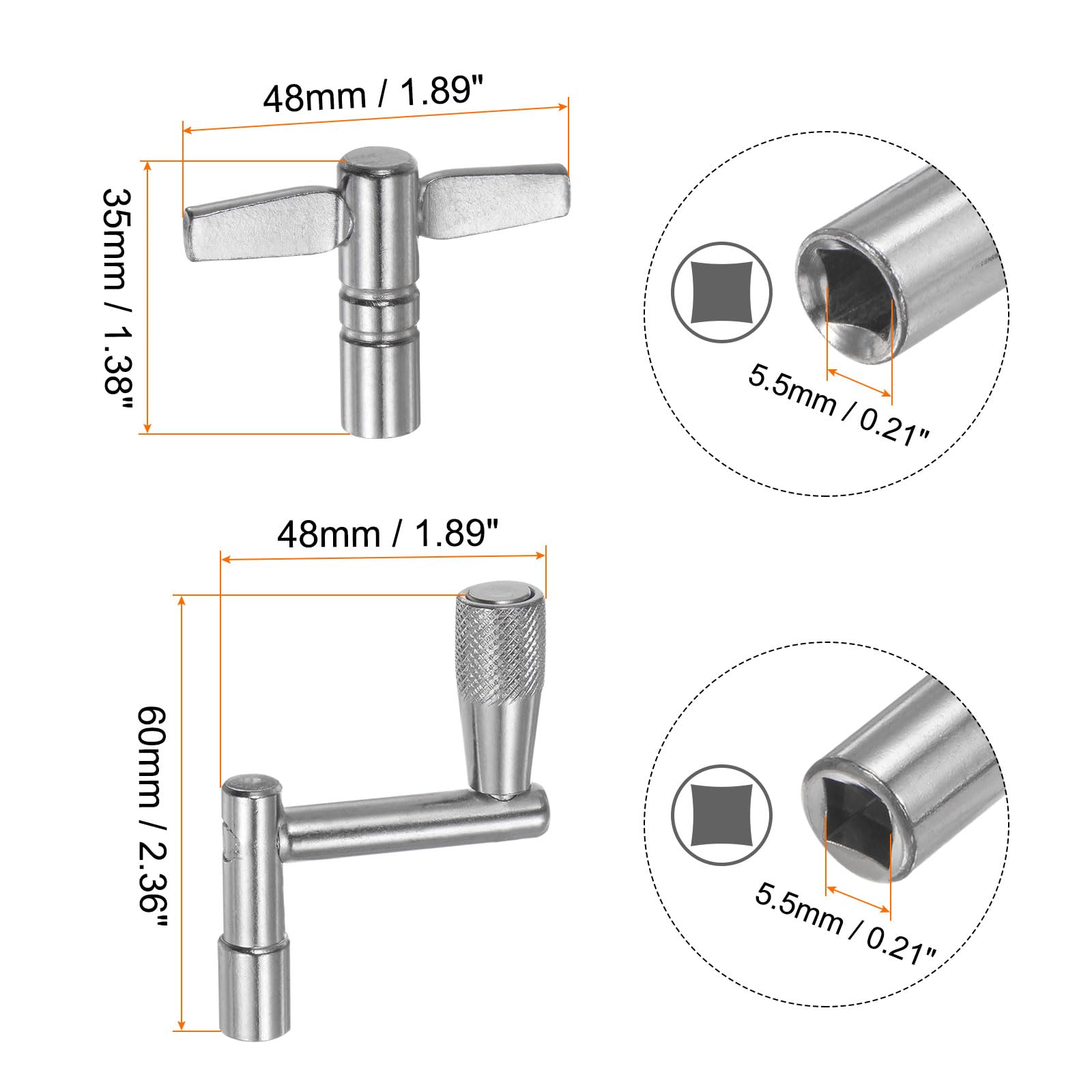 VINGVO Touche De Réglage De Batterie Clé De Réglage Du Tambour Clé De
