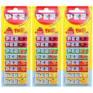PEZ Nachfüllpackung Fruit Mix 8er x 3