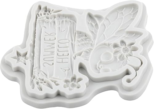 Miniatura 50 de Lingzhi Bumble Bee Moldes de silicona para fondant de abeja para decoración de pasteles, decoración de cupcakes, caramelo de chocolate, pasta