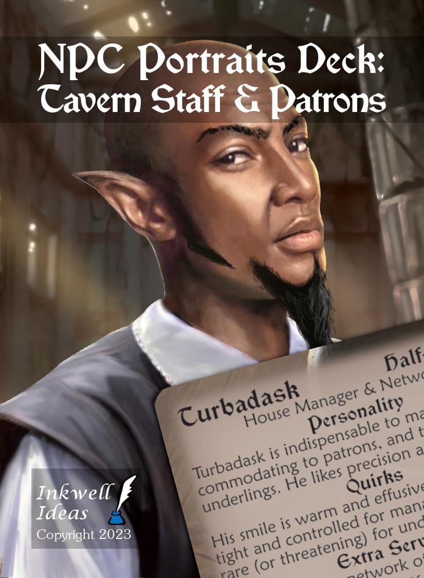 NPC Portraits Deck Tavern Staff & Patrons