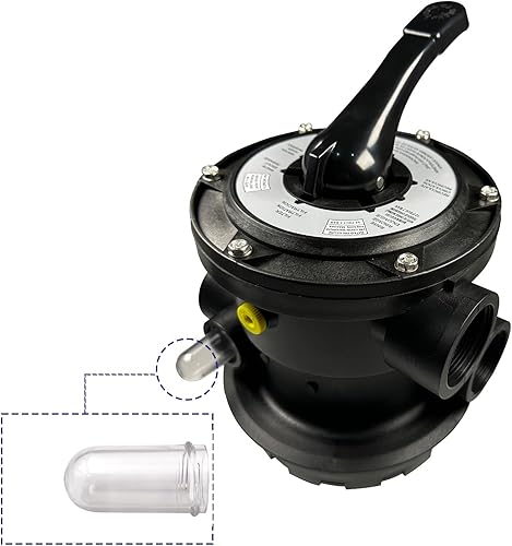 Miniatura 4 de UVYMZY Válvula de múltiples puertos de montaje superior para contenedor de filtro de piscina Serie VL Reemplazo del filtro de arena para Hayward