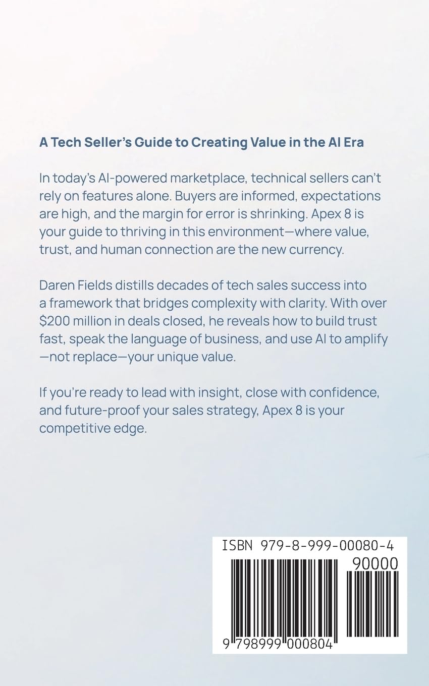Apex 8: The Art of Persuasion in a Technical World