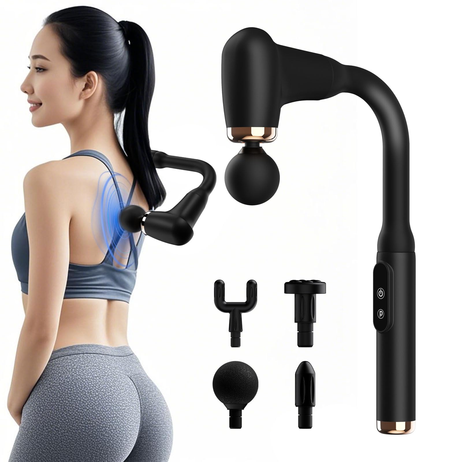 筋膜リリース 小型きんまくリリースガン 液晶タッチ操作 ブラック Amazon.co.jp: 筋膜リリースガン ハンディタイプ 【液晶ディスプレイ