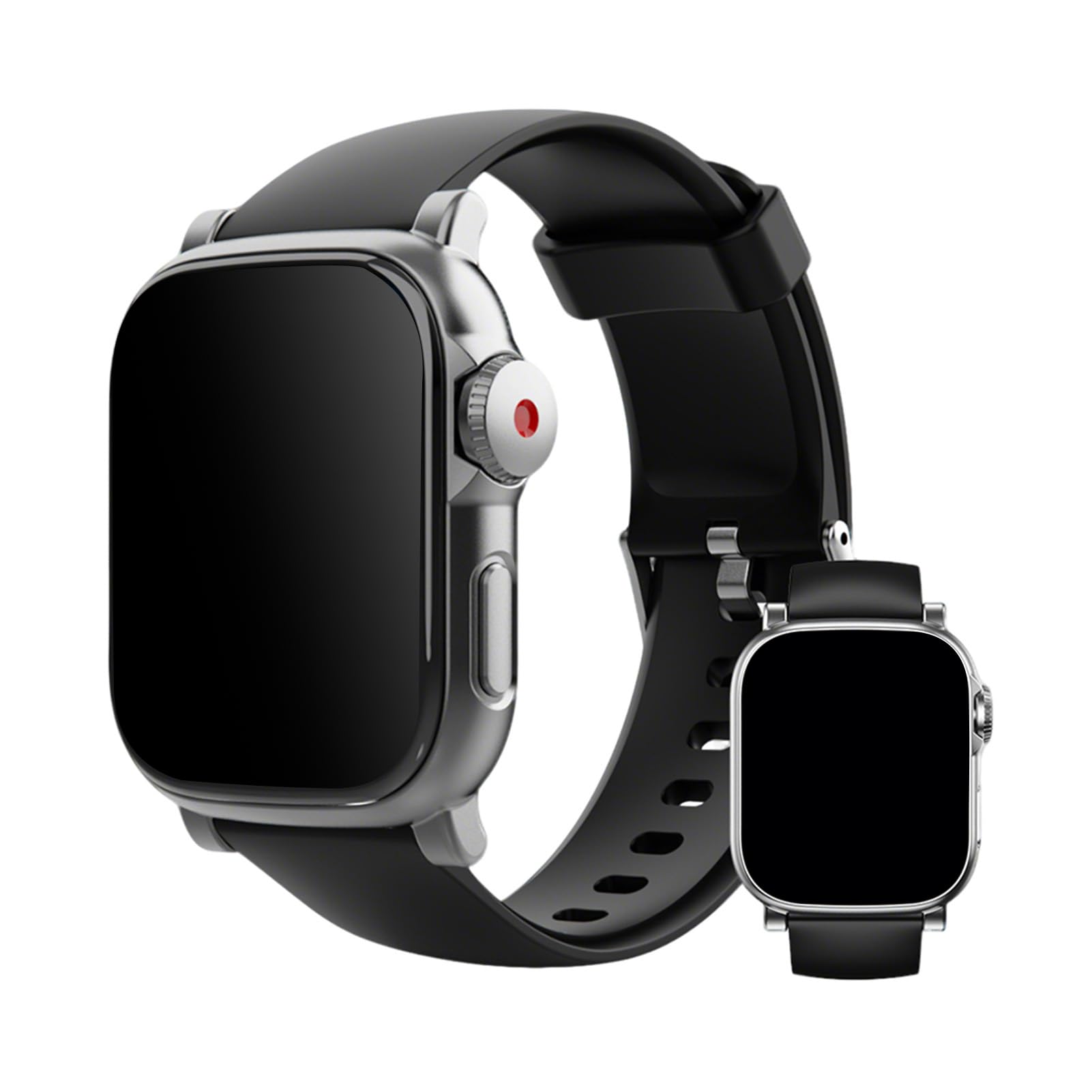 Montre Intelligente avec Lecteur de Musique, écran Tactile HD 2,01 Pouces, Batterie 800 MAh, BT 5.4, Lecteur MP3 MP4, Montre de Sport avec Modes Sportifs, Moniteur de Fréquence (64G)