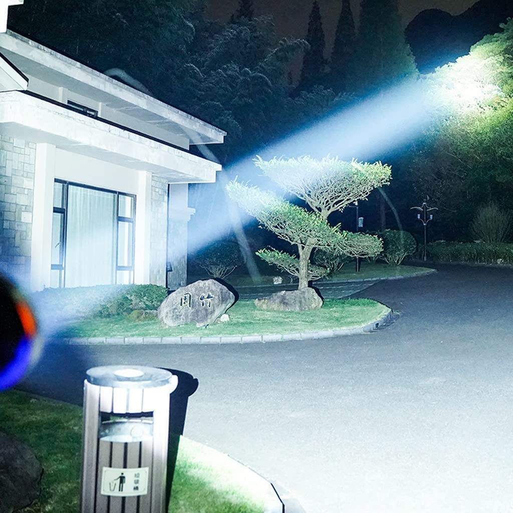 Latarka czołowa czołówka， Akumulatorowa mocna latarka czołowa LED - latarka czołowa LED do nocnego wędkowania i aktywności na świeżym powietrzu