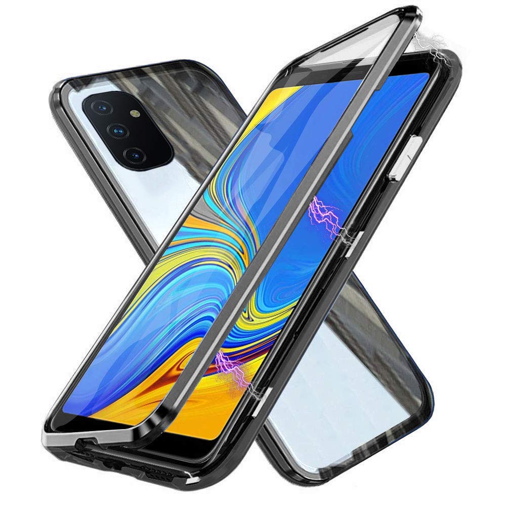 SIMao 360° Schutz Hülle Für OnePlus Nord N100 5G – Magnetische Flip-Hülle Mit Gehärtetem Glas, Grün