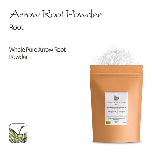 Miniatura 4 de Polvo de arrurruz orgánico almidón - Harina de arrurruz - Raíz de flecha Araroot Polvo de raíz de almidón raíces de flecha Polvo de flecha Harina de