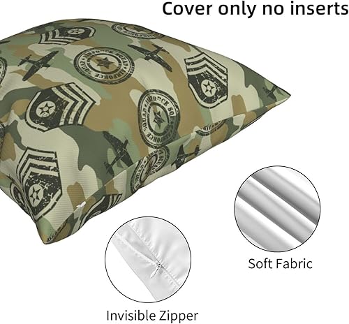 Miniatura 3 de Throw Pillow Covers 20x20 Inch Camouflage Airplane Decorative Pillow Covers Cushion Covers cojines decorativos para sala Pillow Cases Cute Throw