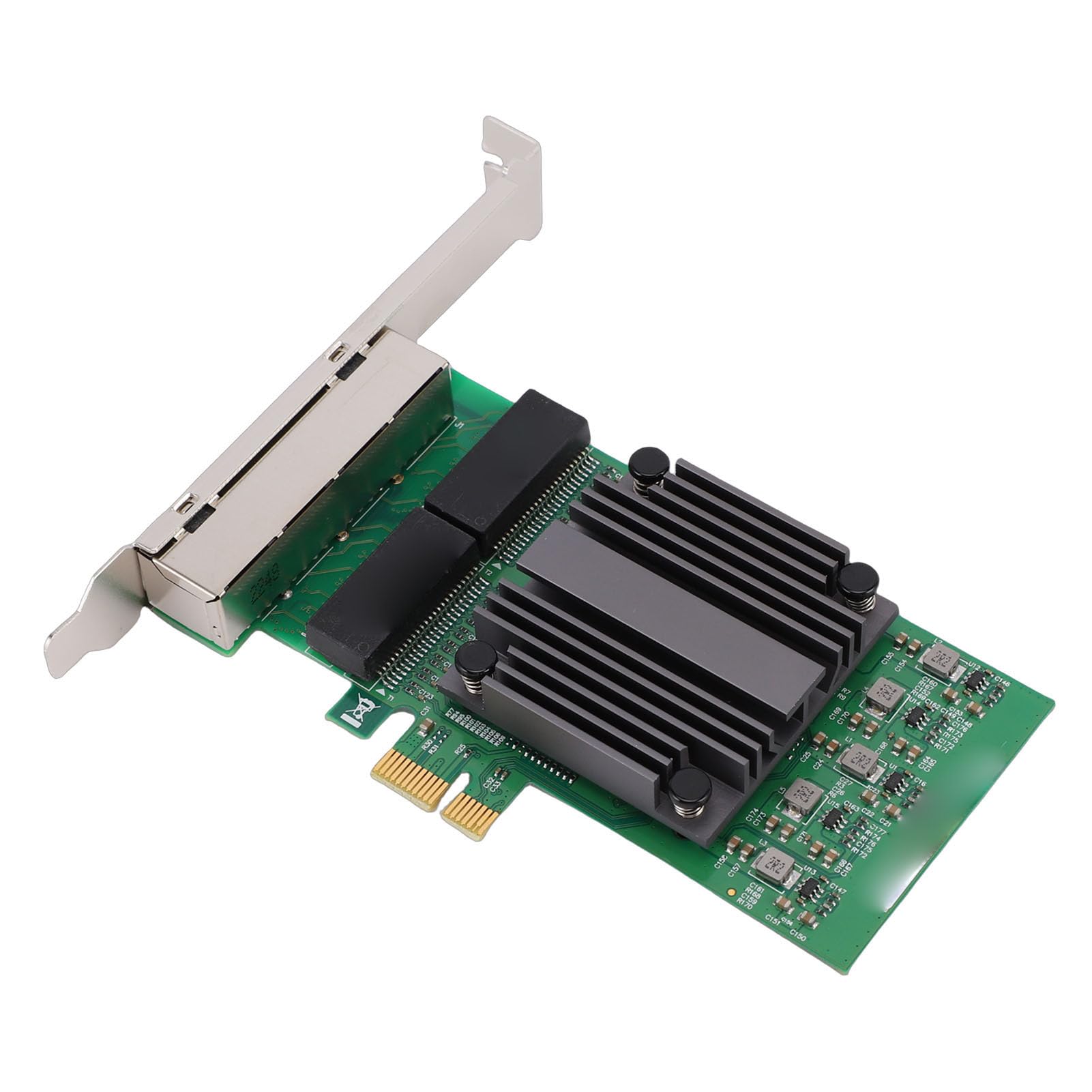 Adattatore Gigabit Ethernet per Scheda di Rete PCIe a 4 Porte per Server e Workstation Prestazioni Affidabili con Chip 82571